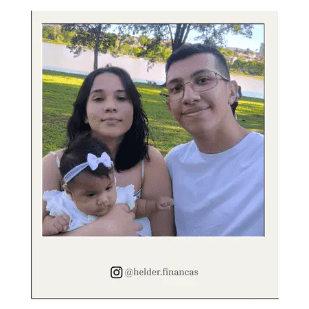 foto com minha familia